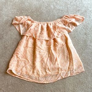 Lucky Brand Off the Shoulder Blouse